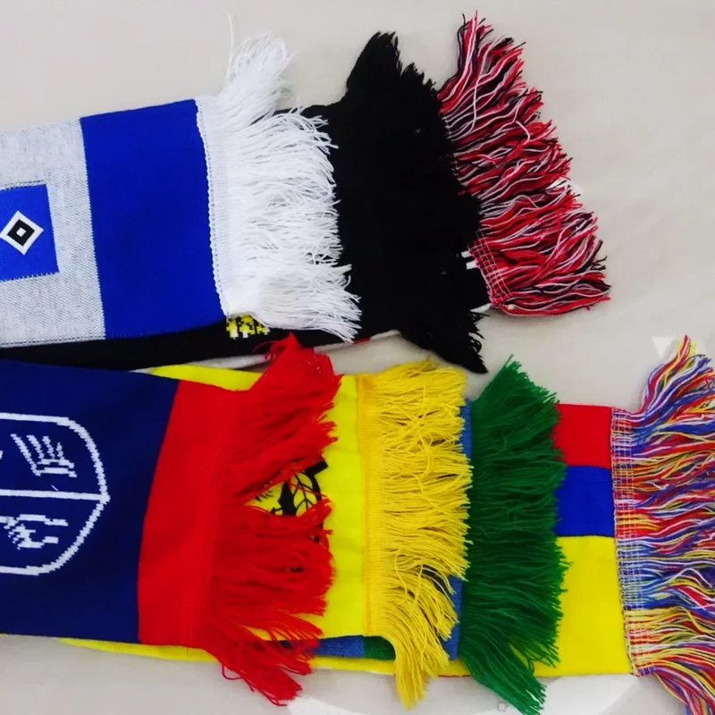 Cheap Country Soccer Knitted Fan Scarf