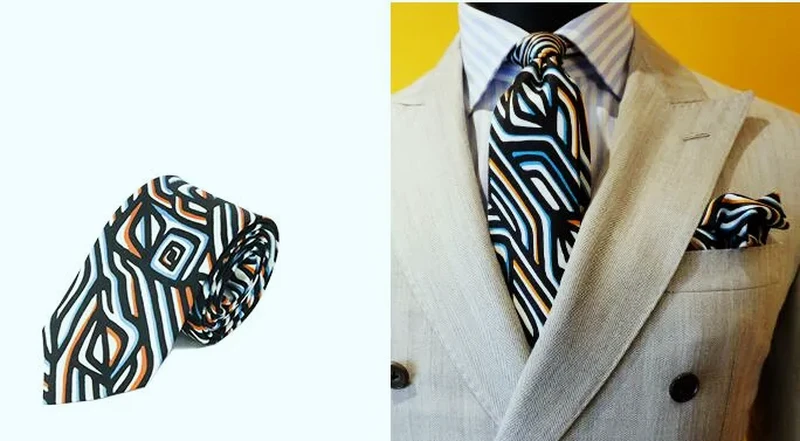 Classic and Fashion Men&prime; S Custom Print and Jacquard Silk Tie