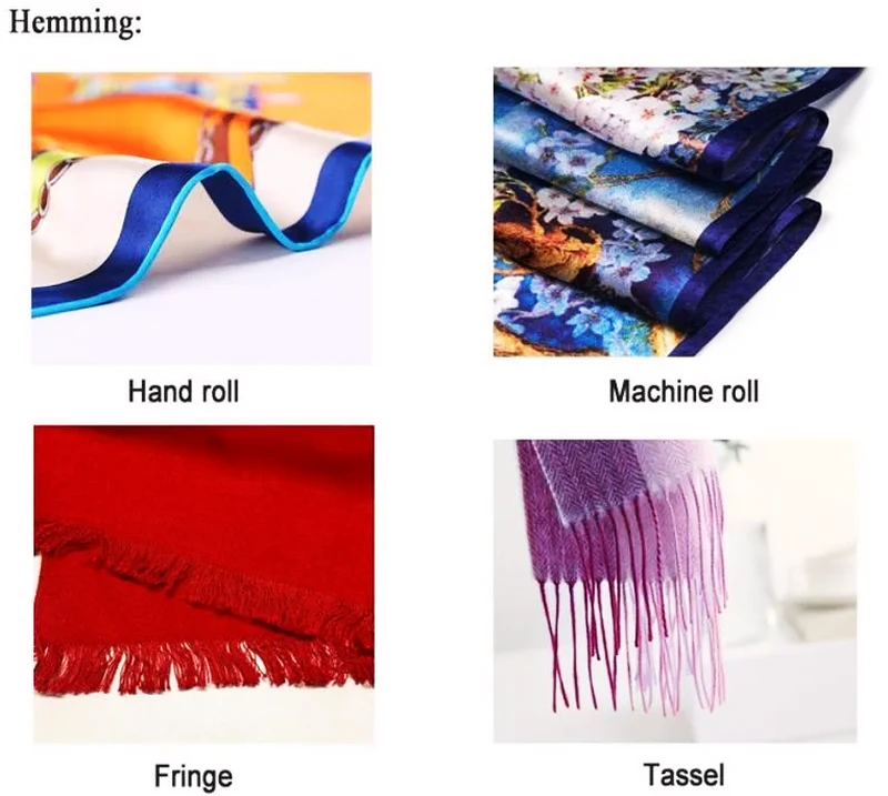 Cotton-Silk Scarfs with Digital Printed