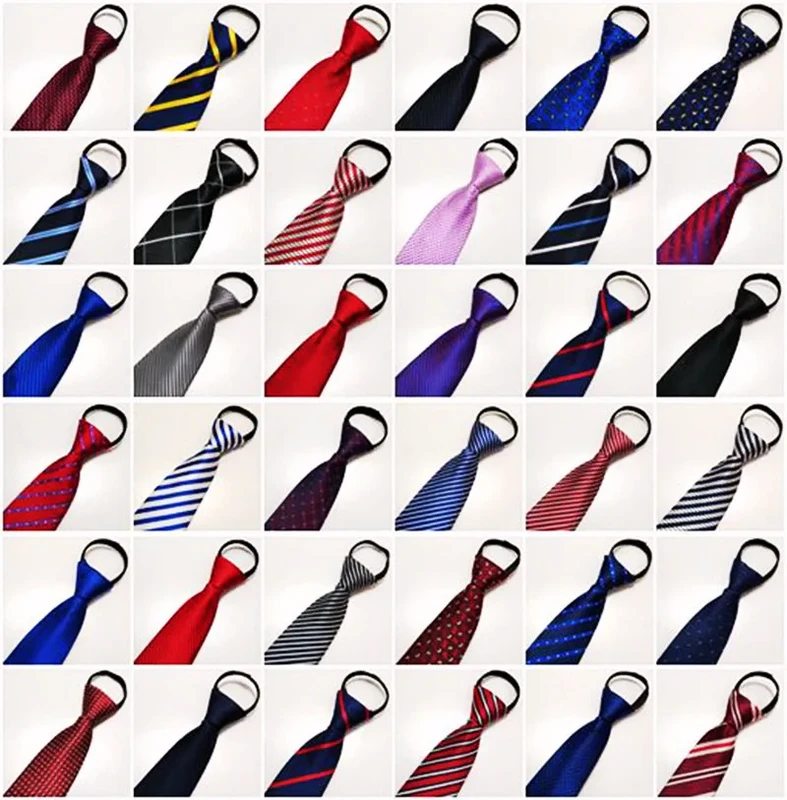 Custom Design Luxury Paisley Neckties Jacquard Striped Silk Neck Ties for Men