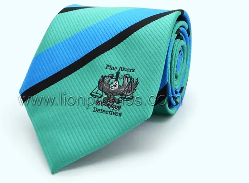 Custom Logo Jacquard Office Staff Pure Silk Necktie