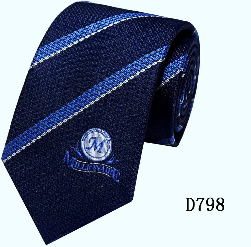 Custom Logo Positioning Ties, Workwear Matching Ties, School Club Ties