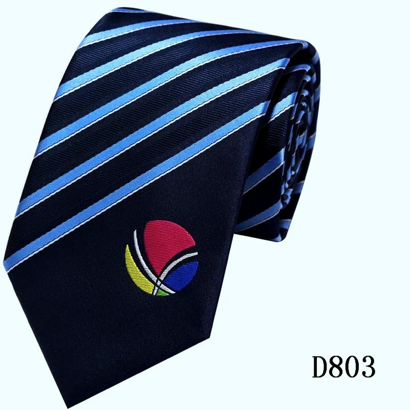 Custom Logo Positioning Ties, Workwear Matching Ties, School Club Ties