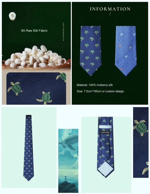 Custom Logo Private Label 100% Silk Necktie Men Ties Digital Printing Silk Ties with Gift Box