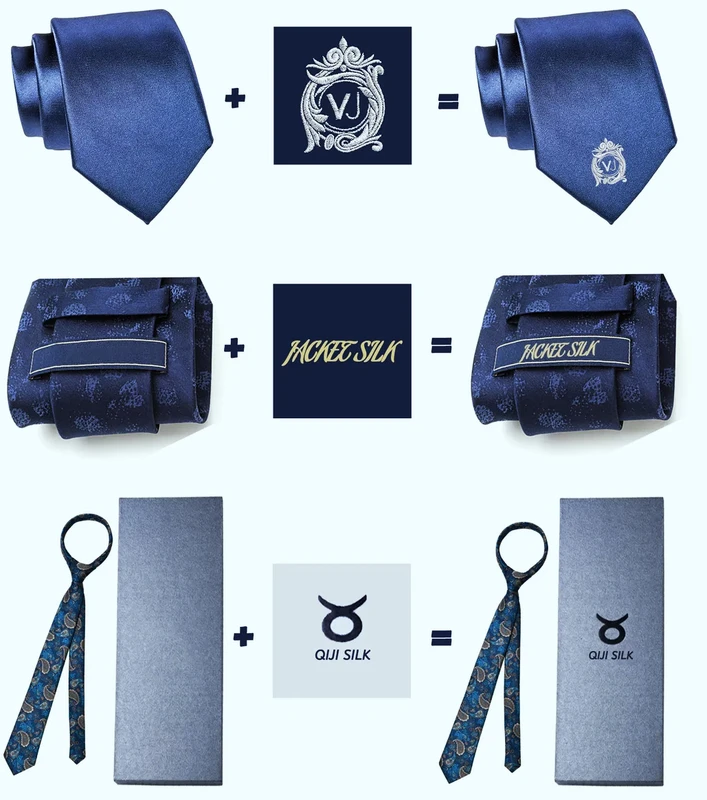 Custom Logo Private Label 100% Silk Necktie Men Ties Digital Printing Silk Ties with Gift Box