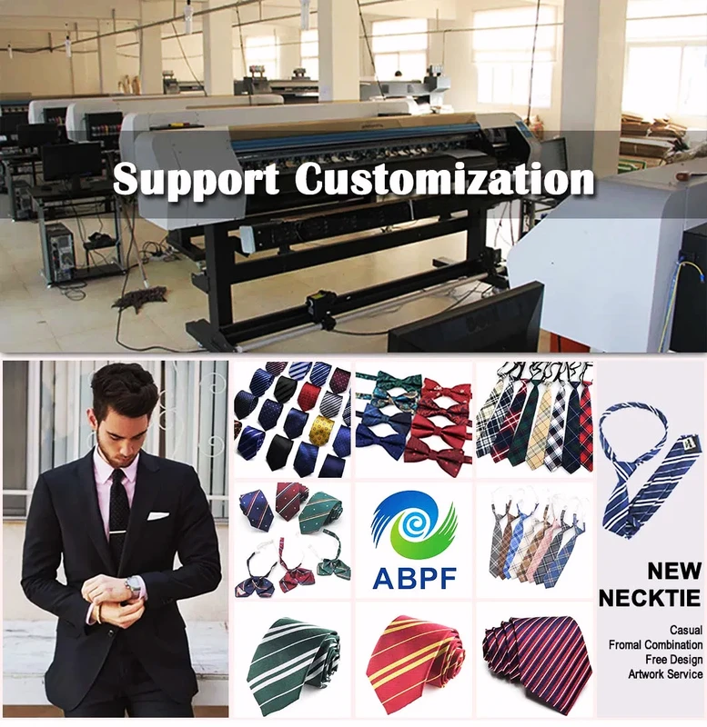 Custom Logo School Students Neck Ties High Quality Jacquard Logo Polyester Neckties for Mens