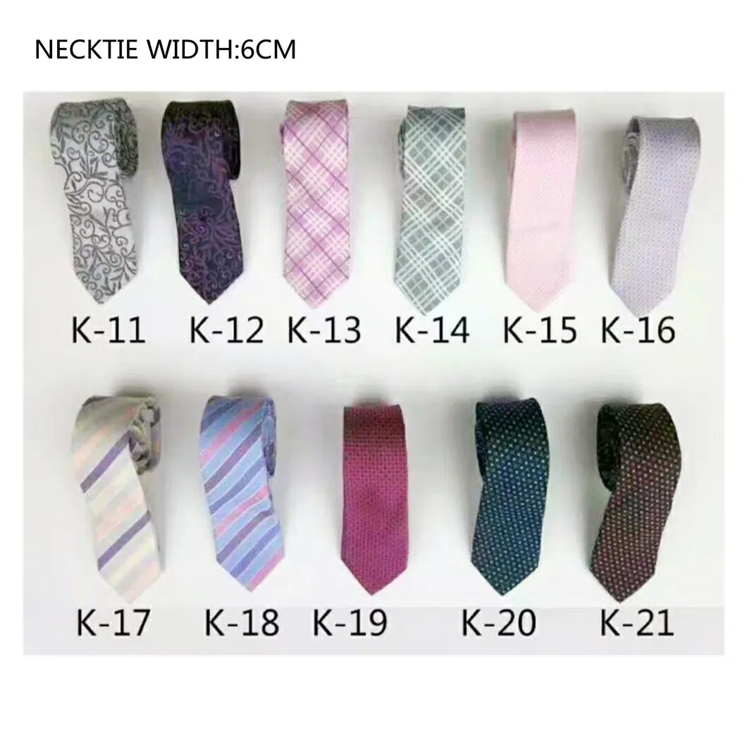 Fashion Men&prime;s Woven 6cm Width Necktie