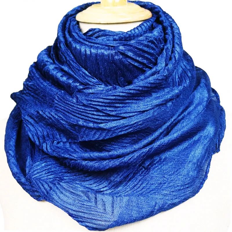 Fashion Muslim Pleated Scarf