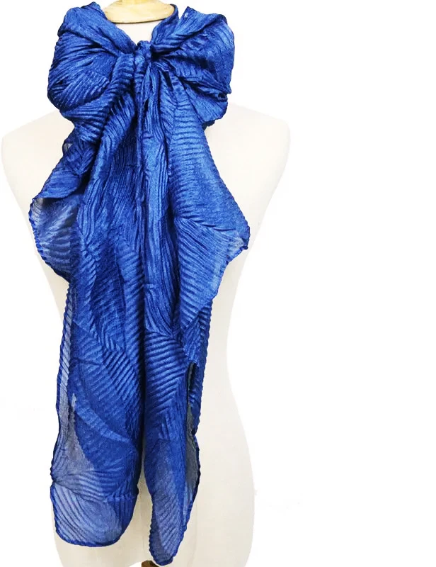 Fashion Muslim Pleated Scarf