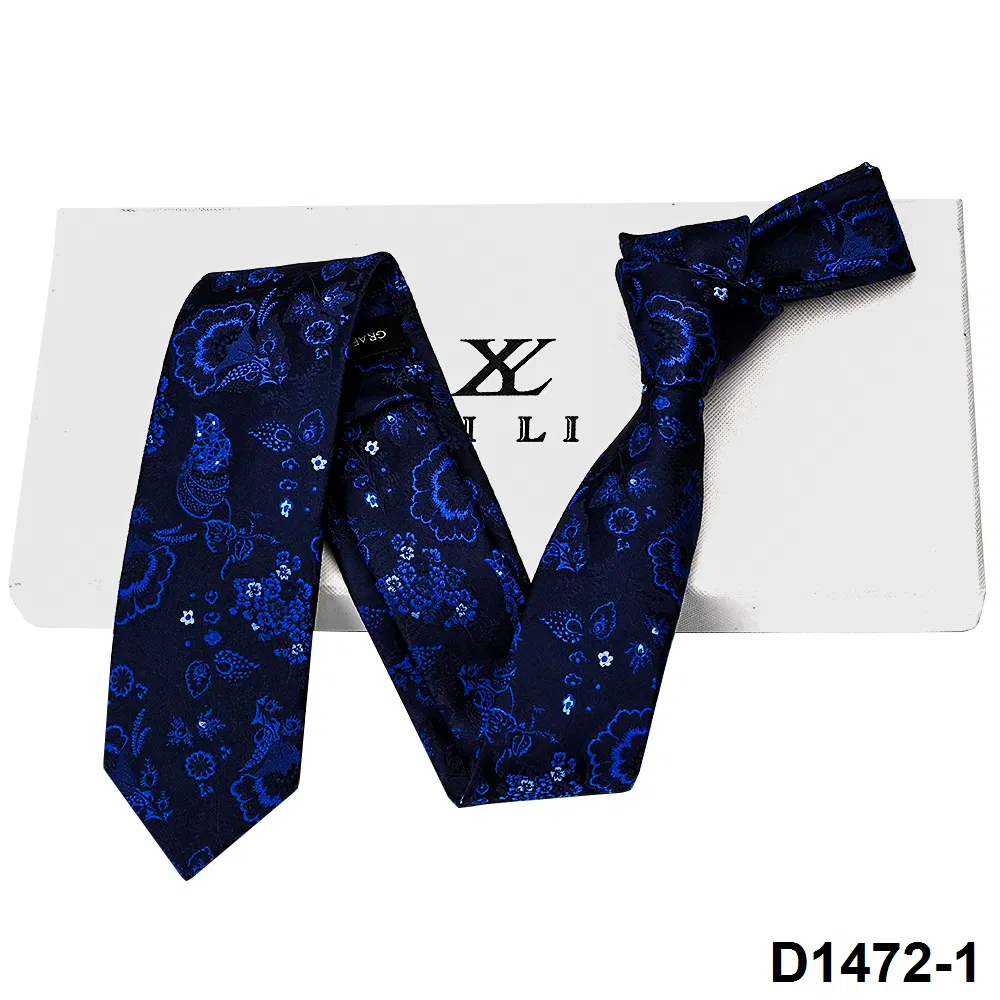 Handcrafted Regenerated Polyester Necktie with Personalized Pattern