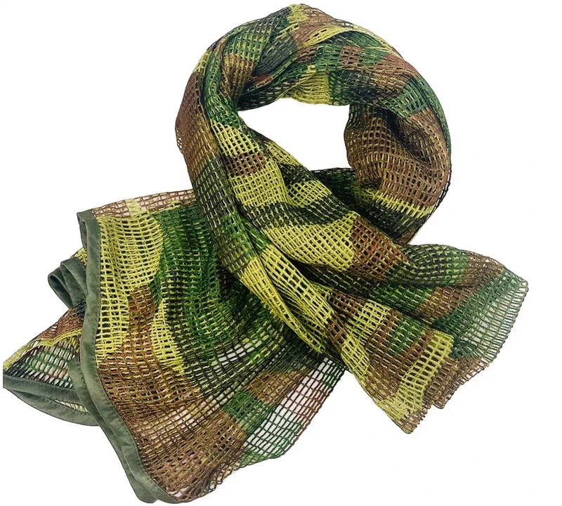 Hunting Camouflage Sunscreen Mesh Scarf