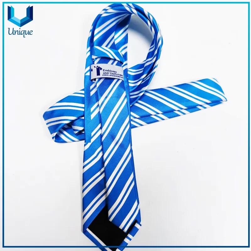 Men&prime; S Promotion Custom Logo Microfiber Custom Luxury Embroidered Logo Ties