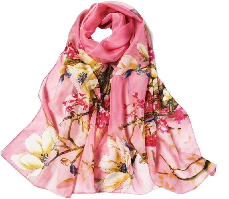 New Print Chiffon Scarves Stock Scarves