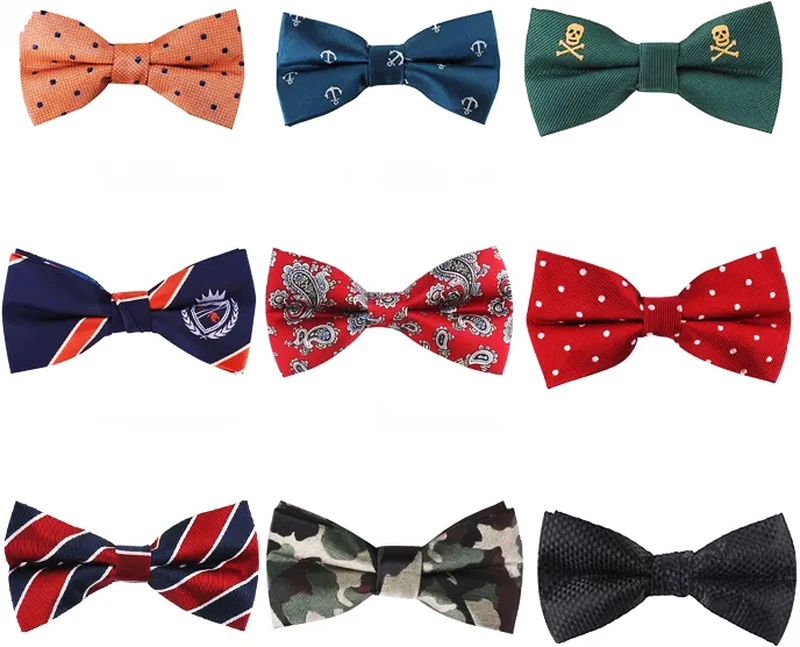 Novelty Cheap Silk Men Bow Tie