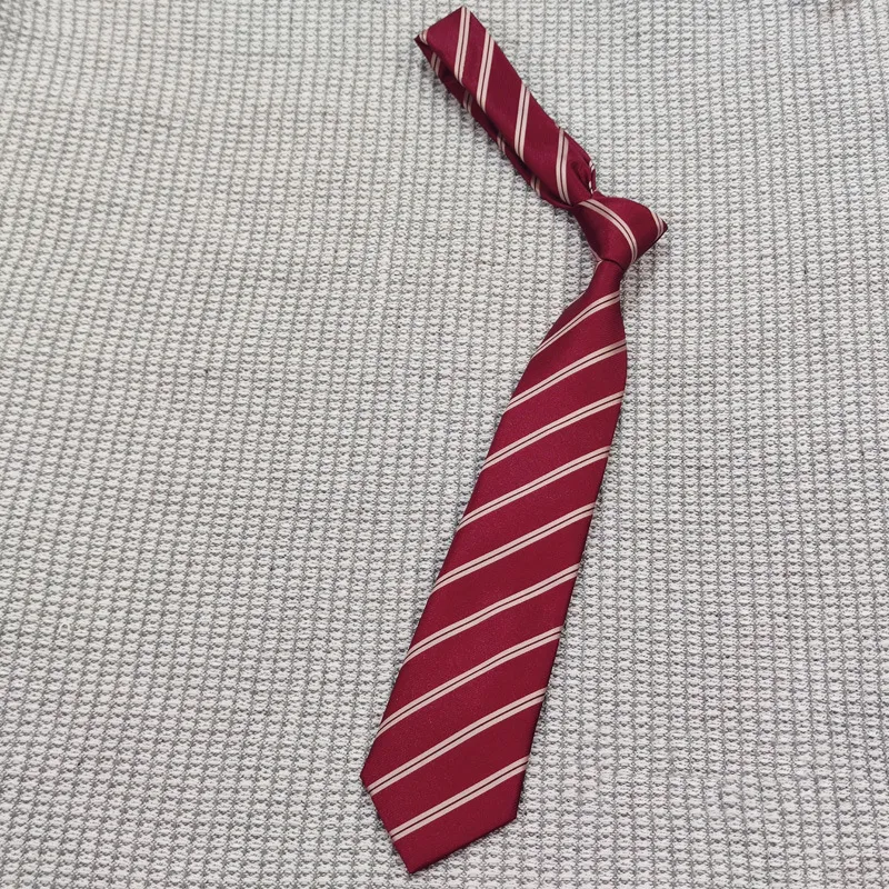 School Student Long Tie and Necktie with Logo in 12/14/16 Inch Size