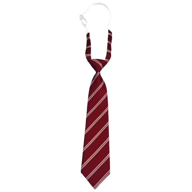 School Student Long Tie and Necktie with Logo in 12/14/16 Inch Size