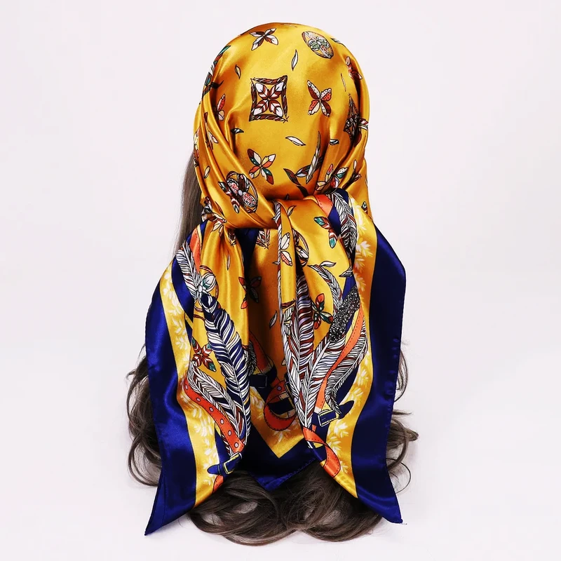 Simulation Silk Scarf 90*90 Cm Square Scarf