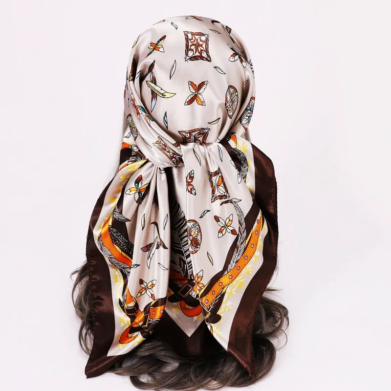 Simulation Silk Scarf 90*90 Cm Square Scarf