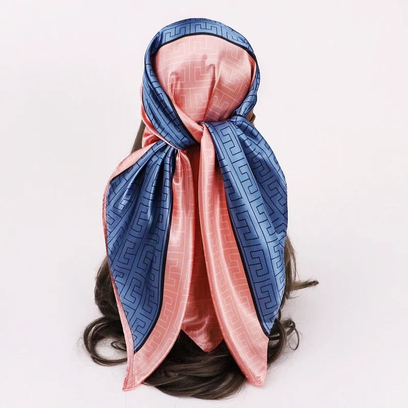 Simulation Silk Scarf 90*90 Cm Square Scarf