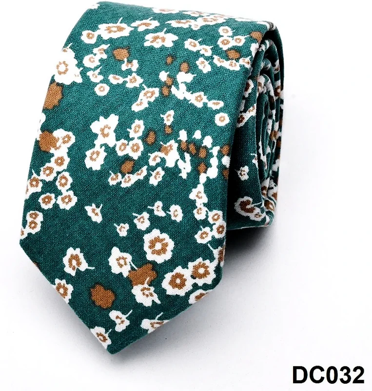 Versatile Printed Tie Trendy Designs Use Brushed Cotton Fabric