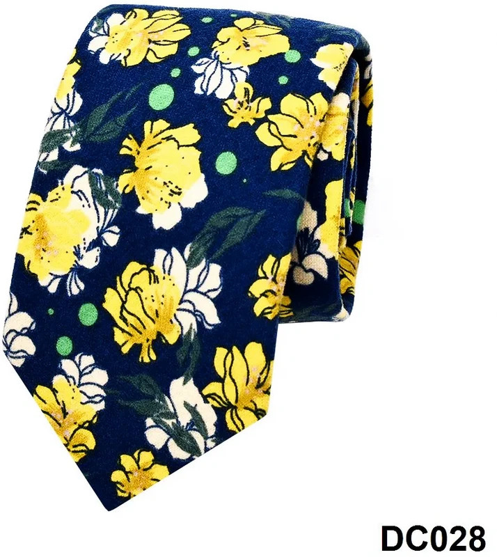 Versatile Printed Tie Trendy Designs Use Brushed Cotton Fabric