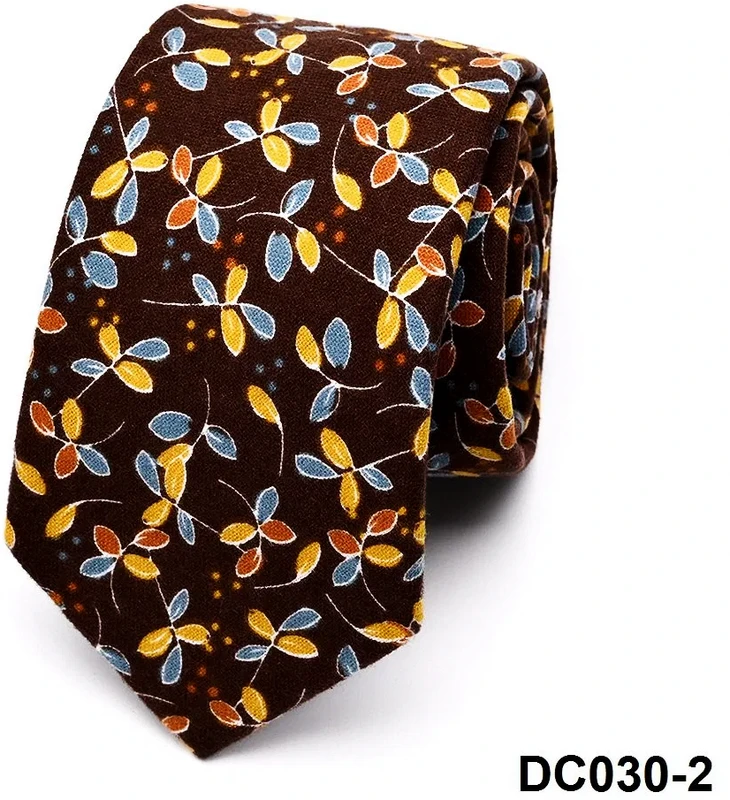 Versatile Printed Tie Trendy Designs Use Brushed Cotton Fabric