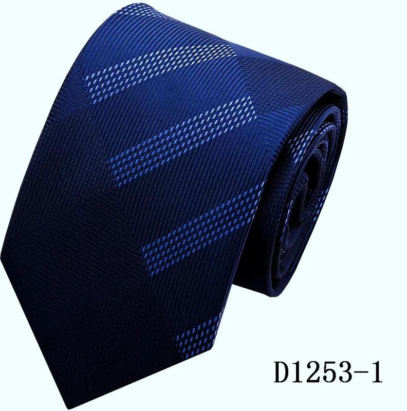 Yili Costom Striped Geometric Mosaic Pattern Formal Designer Business Tie