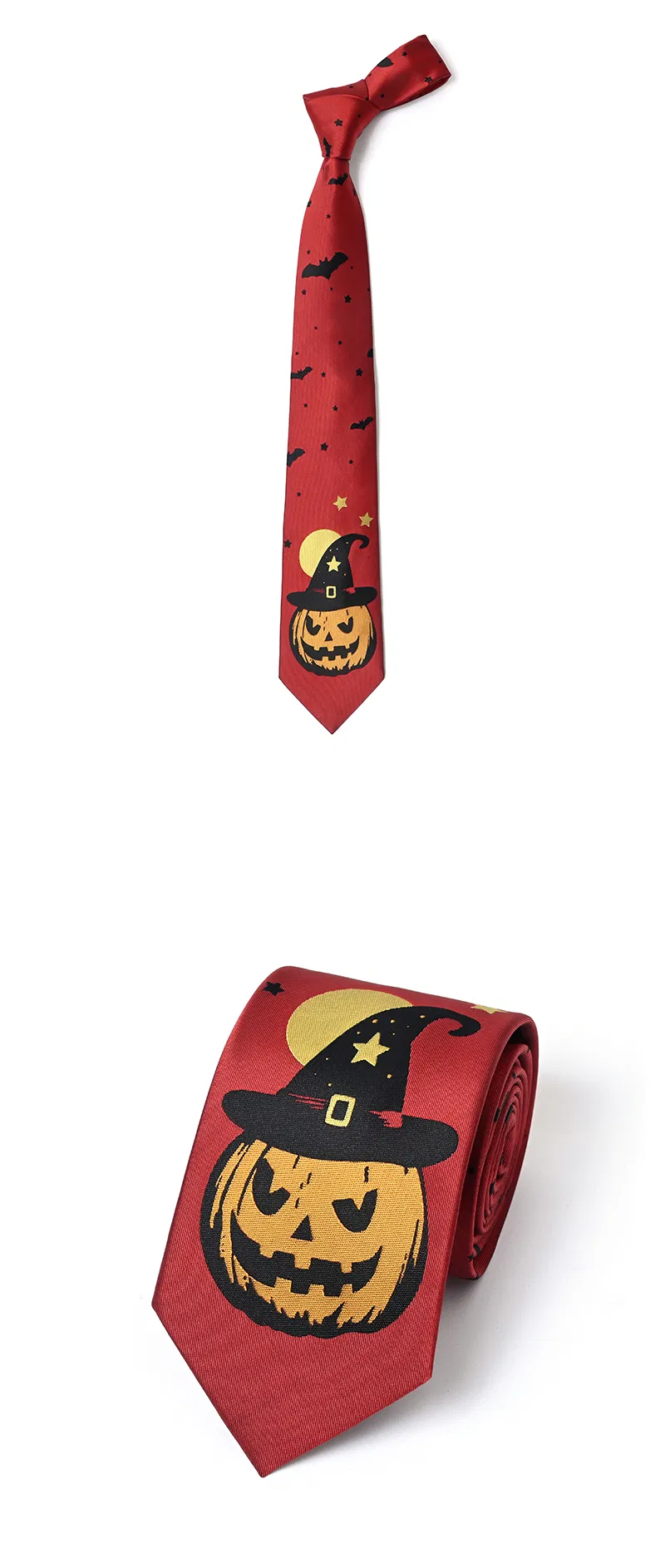 Yili Funny Mens Ties Holiday Season Party Gifts Neckties for Halloween Thanksgiving Christmas