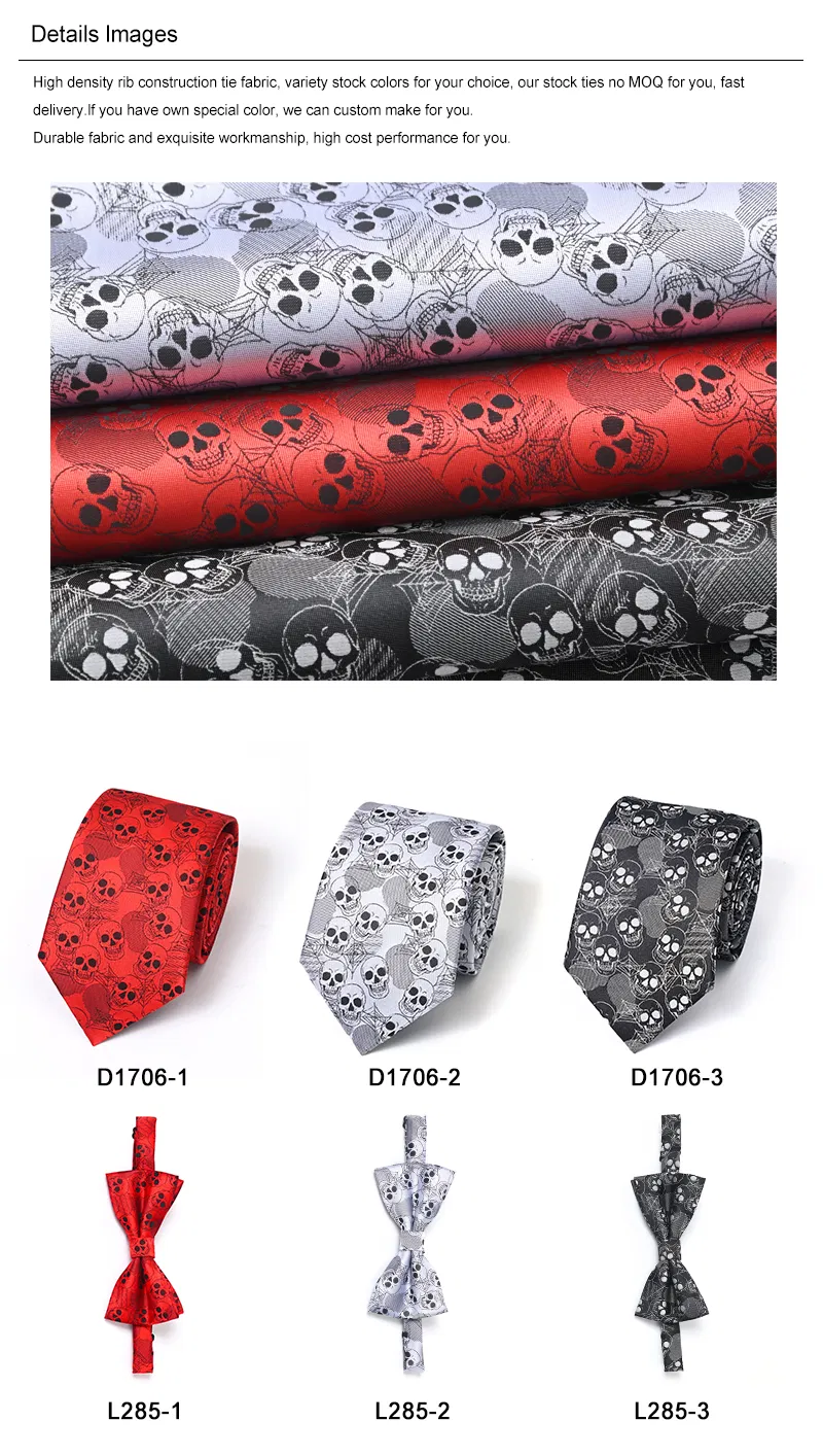 Yili Neckties Mens Ties Holiday Season Party Gifts Neckties for Halloween Thanksgiving Christmas